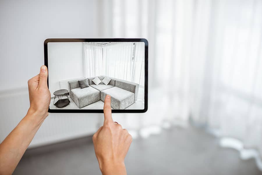 augmented reality - sofa fitting